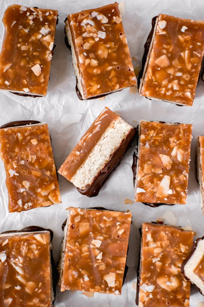 Homemade Samoa Bars Sloane's Table