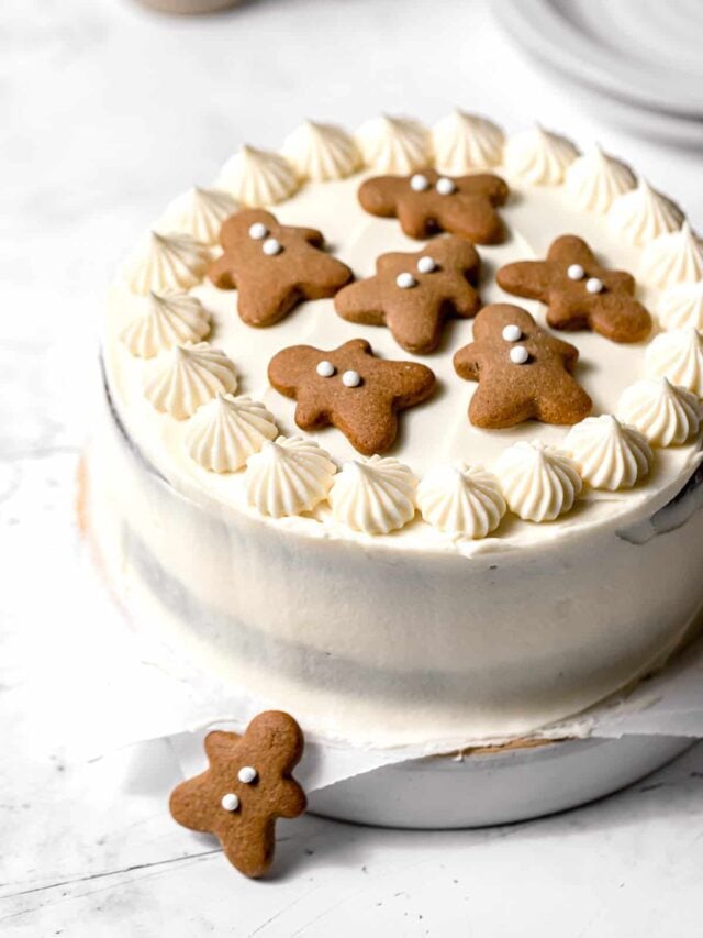 Gingerbread Cake with Cream Cheese Frosting