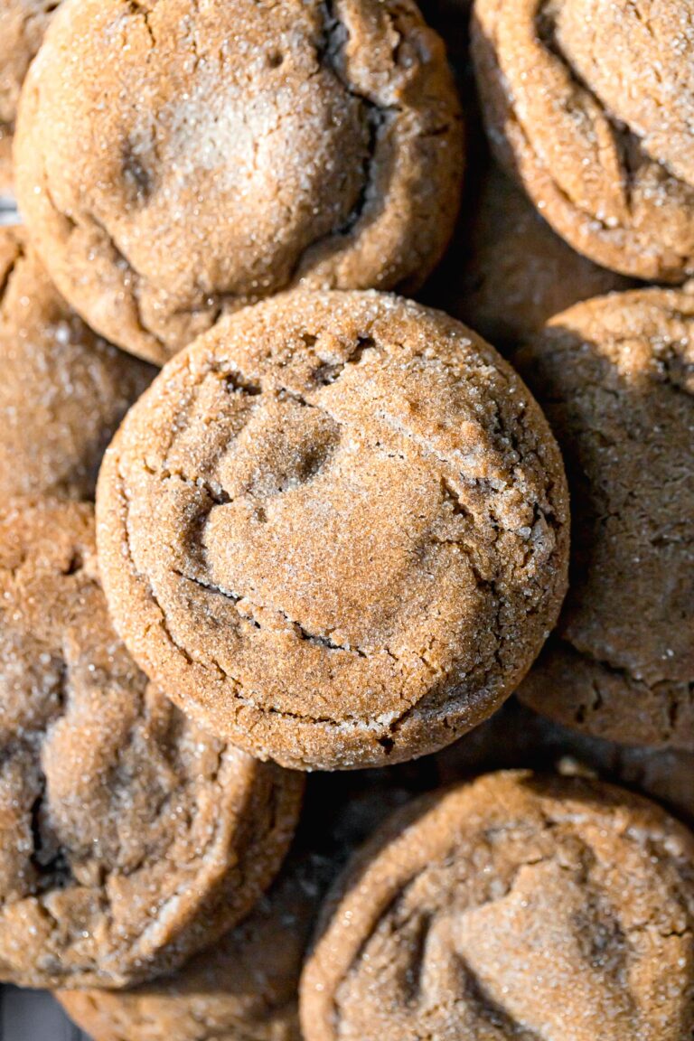 soft brown butter molasses cookies