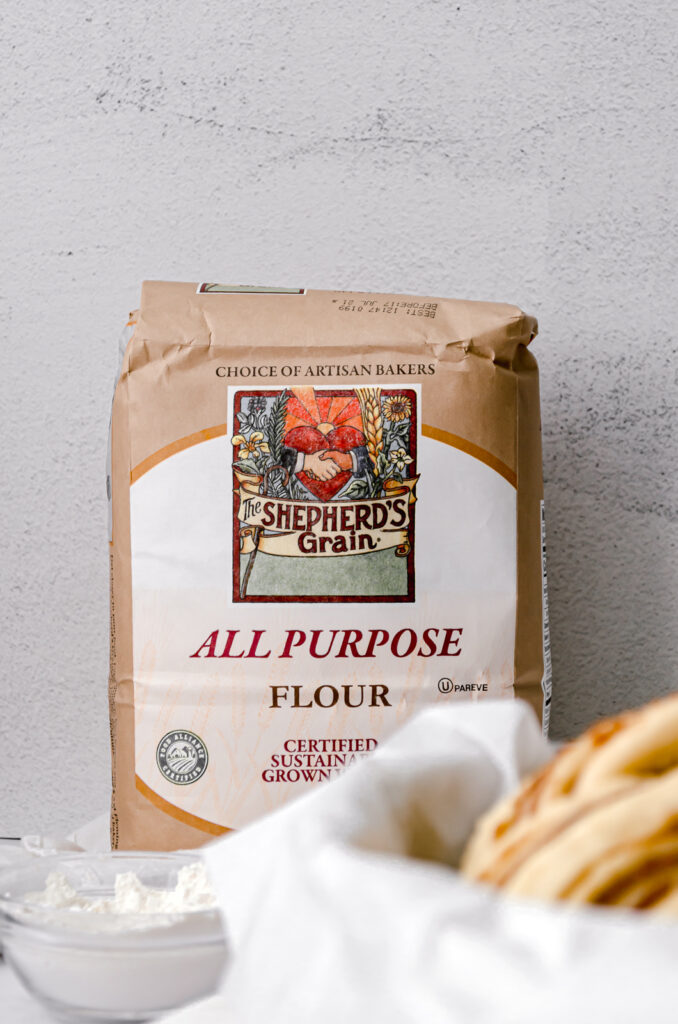 bag of Shepherd's Grain all purpose flour