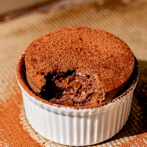 Easy chocolate deals souffle recipe