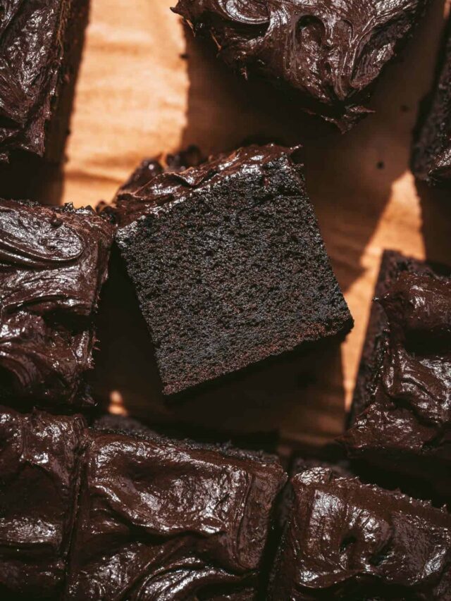 Dark Chocolate Malt Snack Cake