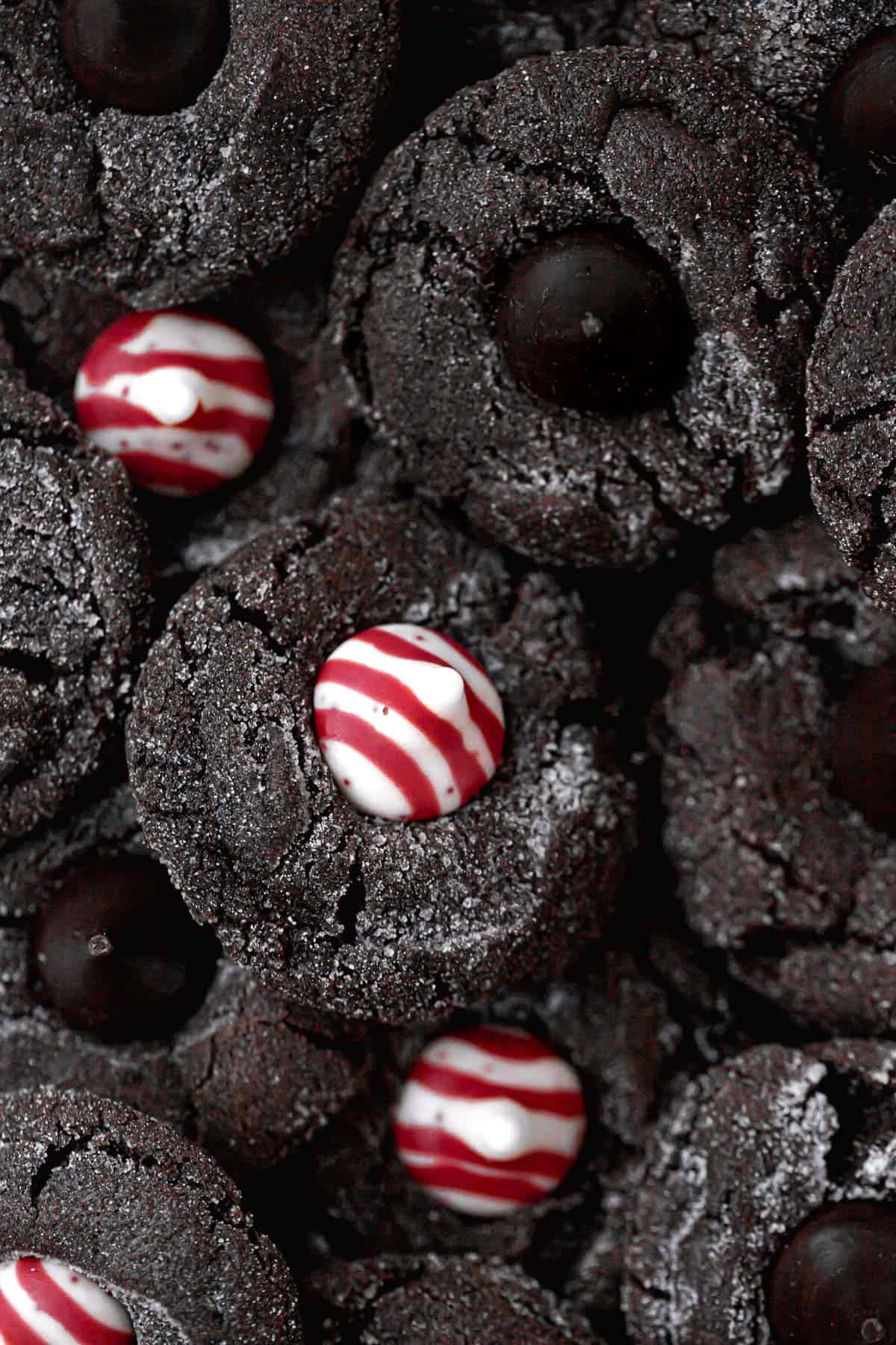 christmas cookies in a pile.