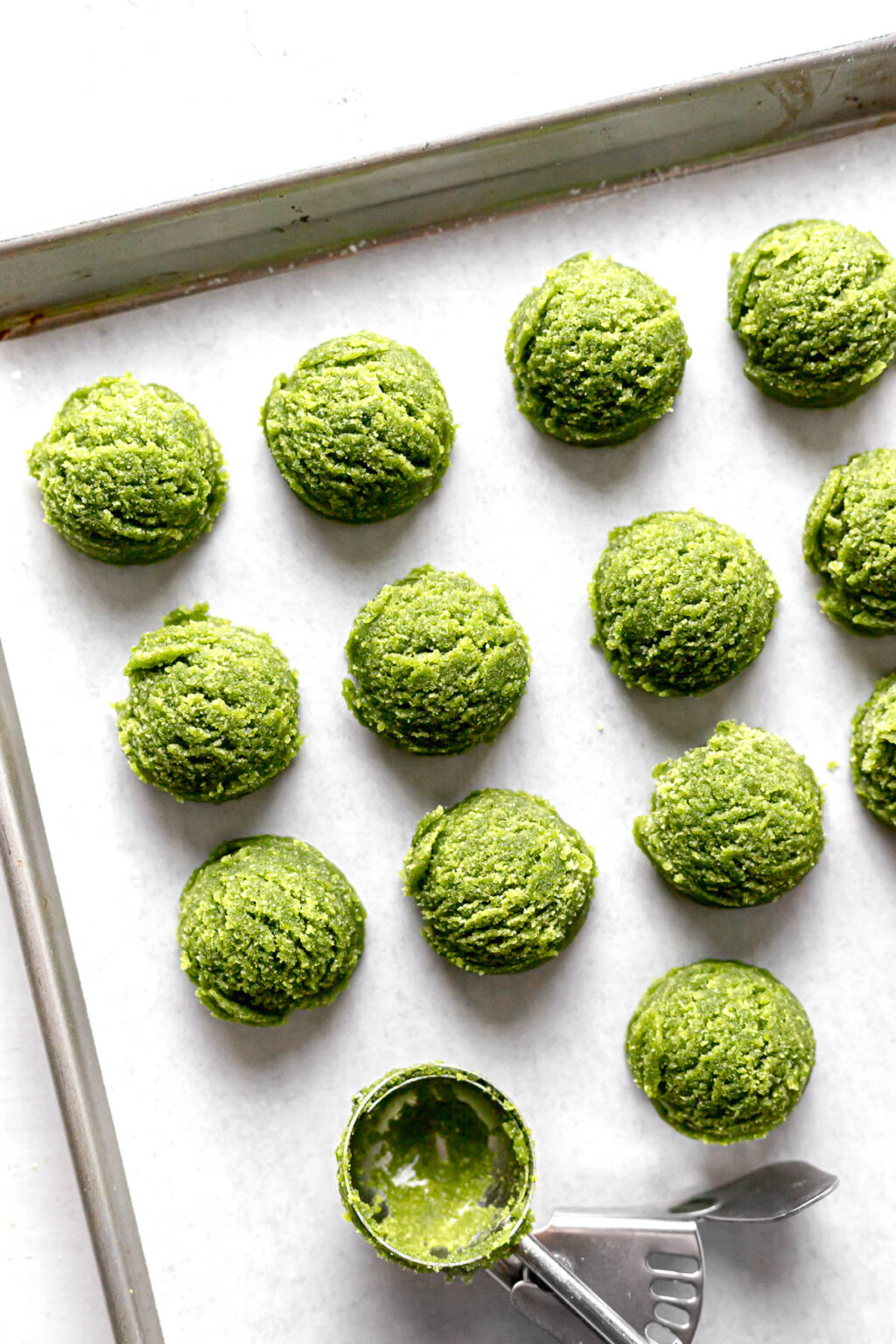 Matcha Amaretti Cookies - Sloane&rsquo;s Table