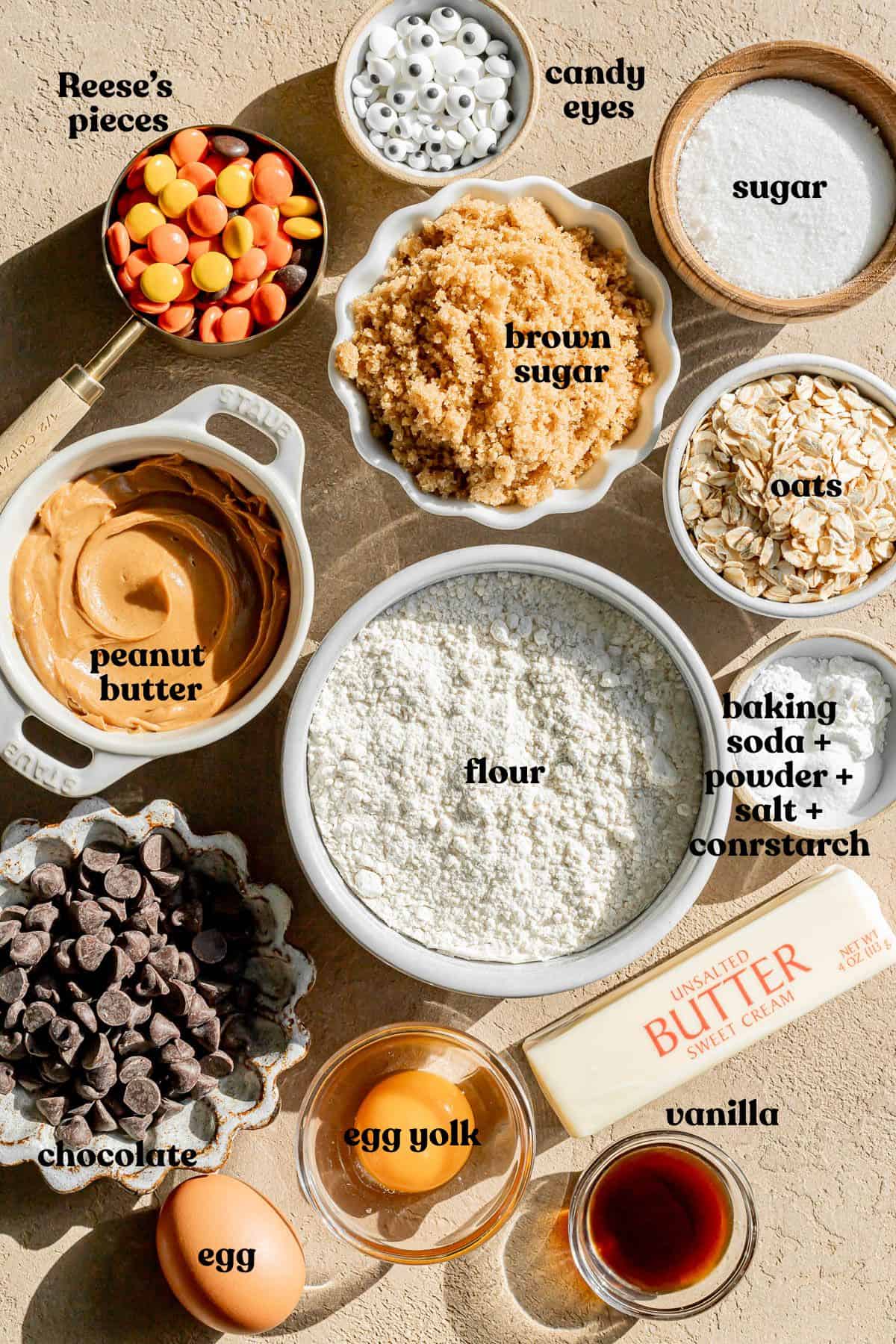 monster cookie ingredients.