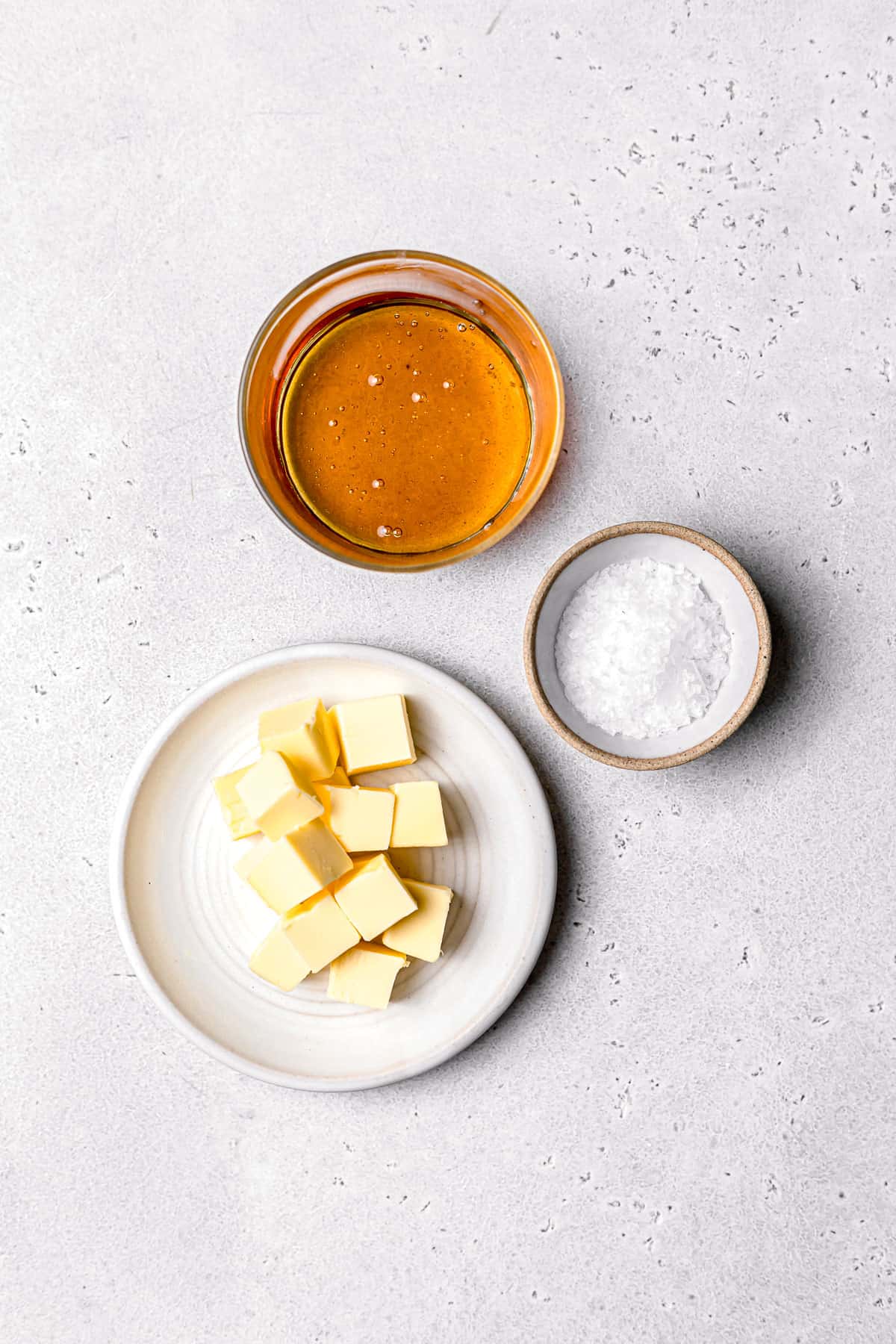 ingredients for honey butter