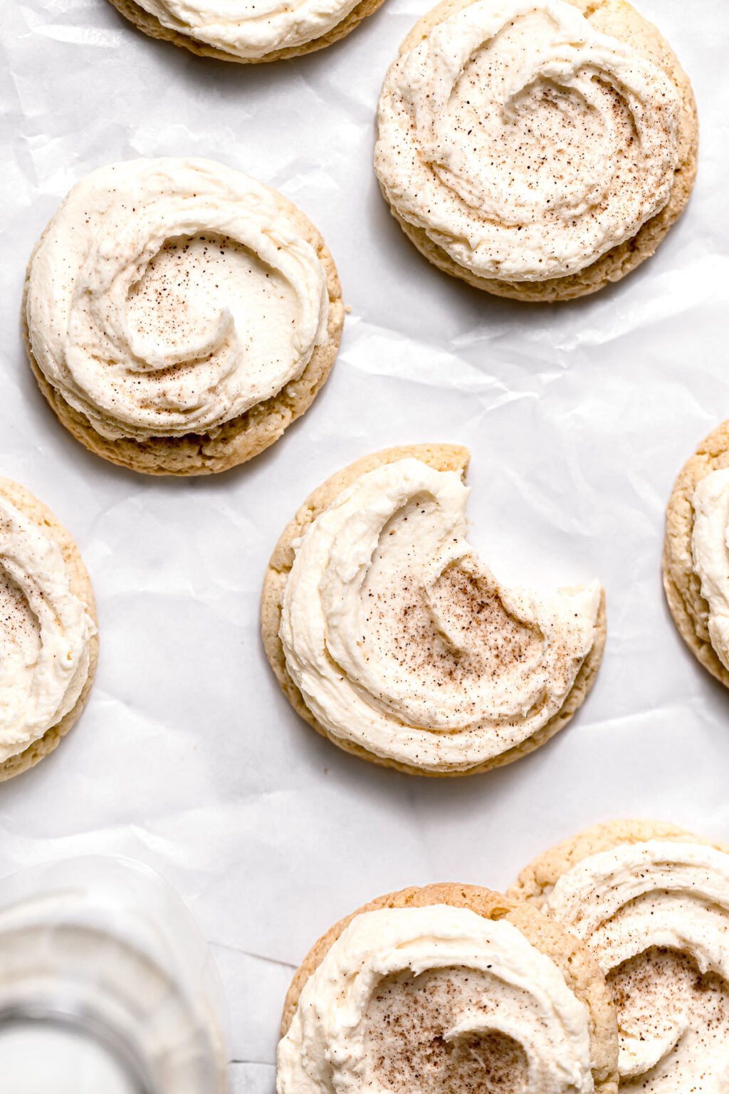 Frosted Eggnog Cookies - Sloane's Table