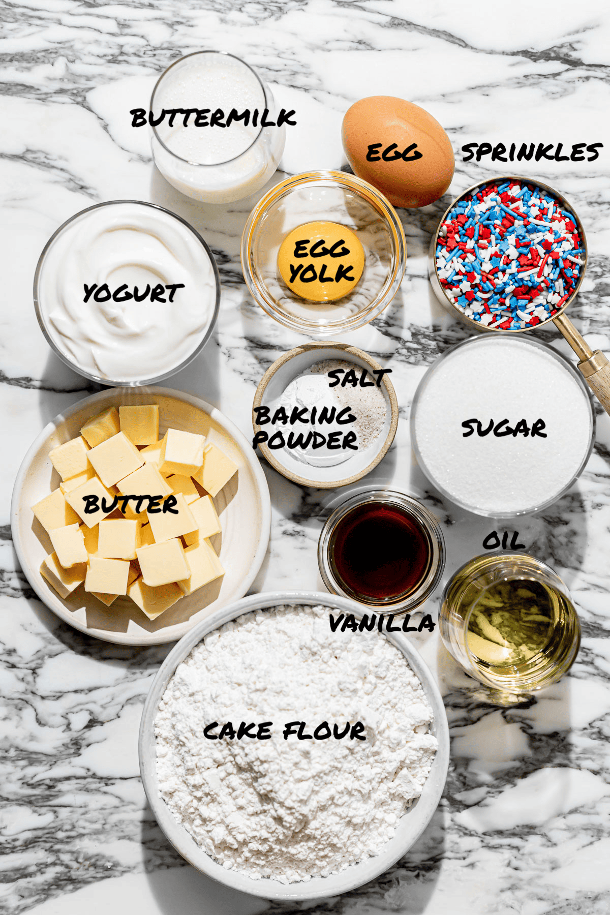 funfetti cake ingredients. 