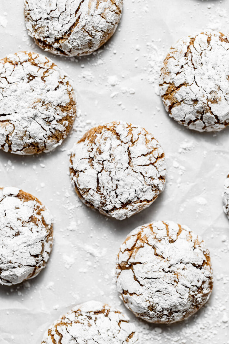 Ginger Molasses Crinkle Cookies Sloane's Table