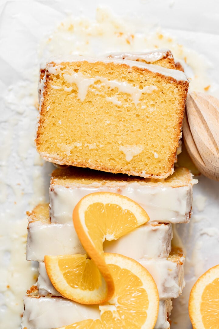 Glazed Orange Pound Cake - Sloane's Table