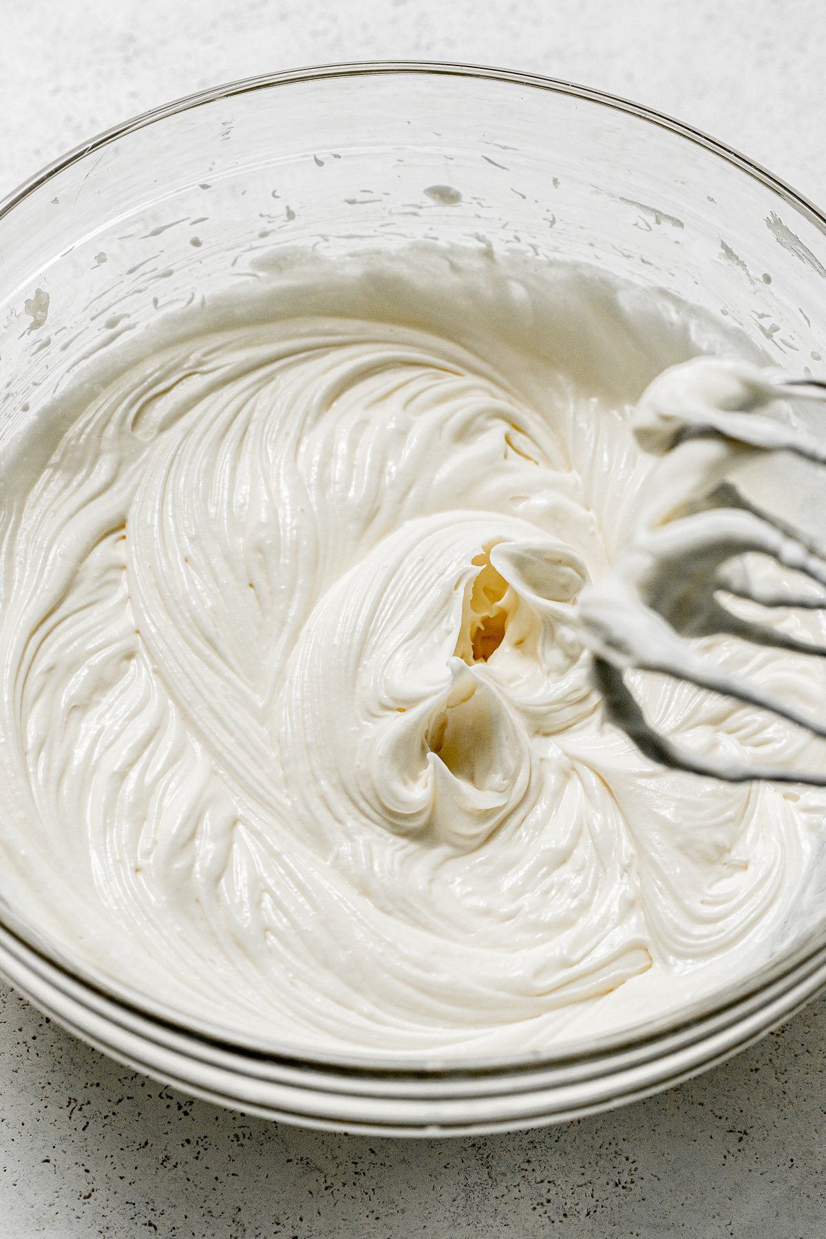 frosting in bowl.