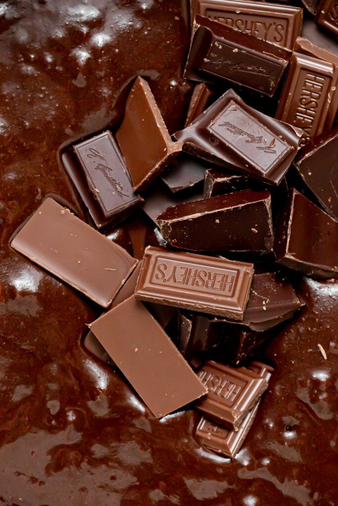 brownie batter.