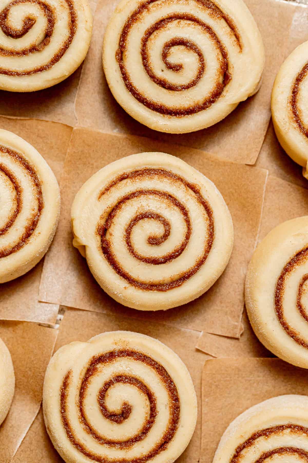 Cinnamon Roll Donut dough.