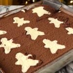 Gingersnap Tiramisu in glass dish.