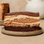 chocolate peanut butter mousse cake.